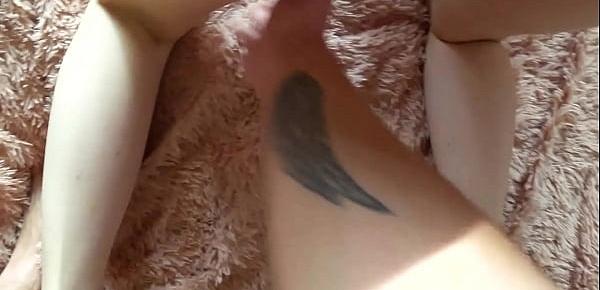  Beautiful cutie woke up from gentle sex